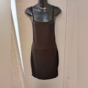 HyX Black Slip Dress Sexy Flirty Indie Sleaze Streetwear Witchy Casual Party